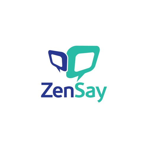 Blue and green logo with the title 'ZenSay'