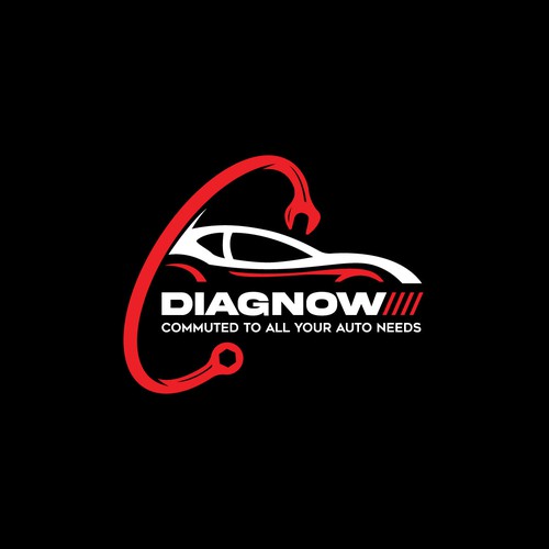Car design with the title 'Diagnow auto repair'