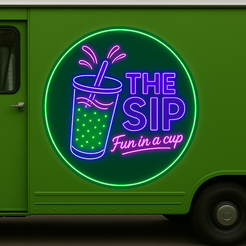 Marca logo with the title 'The SIP, Fun in a cup.'