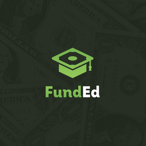 College logo with the title 'Money Graduation'