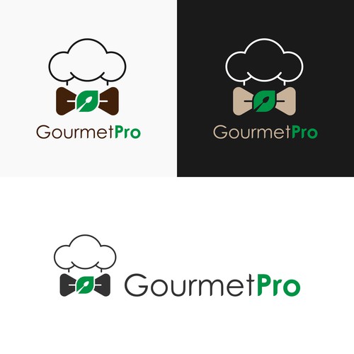Tie logo with the title 'GourmetPro Contest'