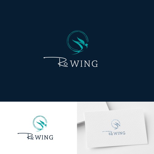 Swallow logo with the title 'Design a strong logo for a translation company'