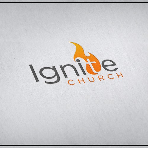 Religious brand with the title 'Logo concept for Ignite Church'