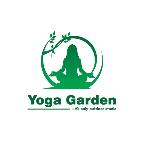 Exotic logo with the title 'Create a Unique Logo for Outdoor Yoga Studio'