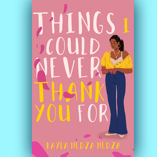 Young adult book cover with the title '𝗣𝗿𝗲𝗺𝗮𝗱𝗲 𝗖𝗼𝘃𝗲𝗿 By Biserka Design'