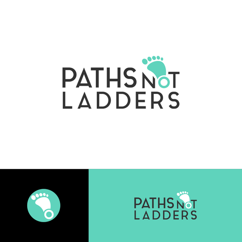 Motivational logo with the title 'Modern simple logo for inspiration'