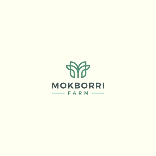 Farm design with the title 'Logo design for Mokborri Farm'