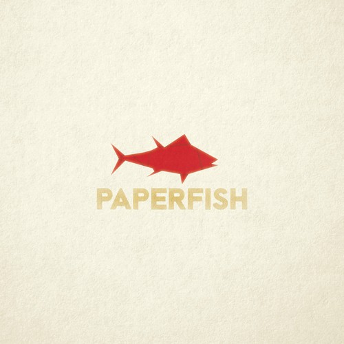 Origami logo with the title 'Logo for restaurant serving fresh, clean food. '
