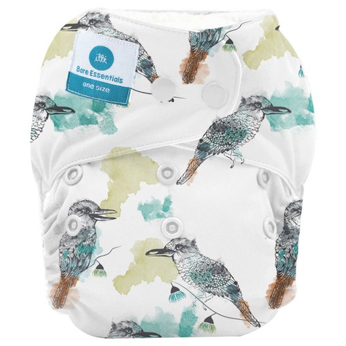 Diaper design with the title 'Australian bird nappie'