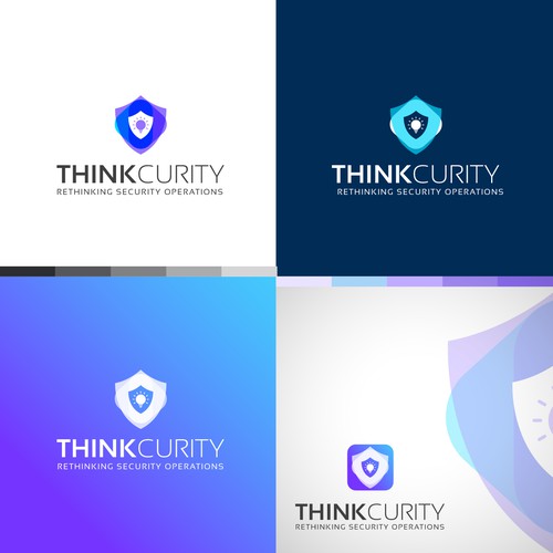 Corporate identity logo with the title 'Thinkcurity'