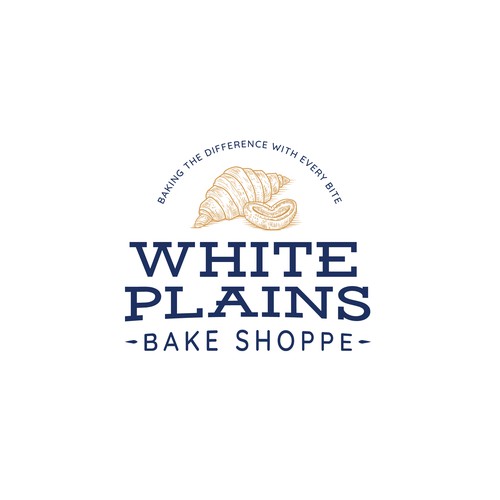 Baking design with the title 'White Plains Bake Shoppe'