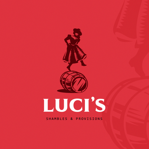 Meat logo with the title 'Butchery logo design'