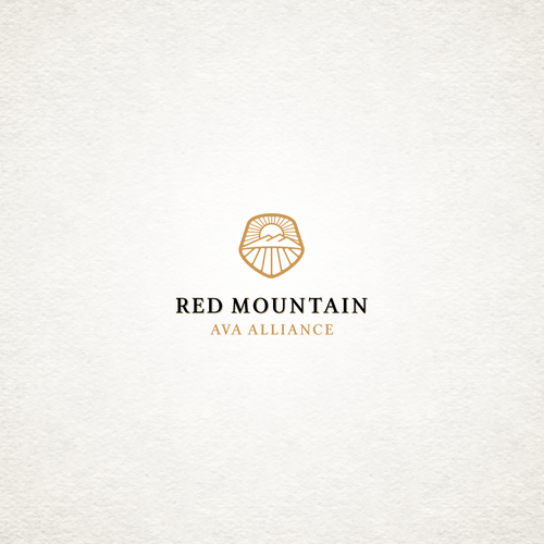 Elegant design with the title 'Logo for organization that seeks to promote prestigious grape growing and winemaking region in Washington state.'