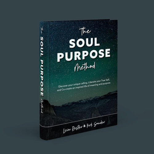 Philosophy book cover with the title ''The Soul Purpose Method' book cover'