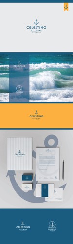 Anchor design with the title 'Restaurante náutico playero'