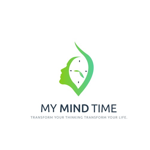 Clock logo with the title 'My mind Time'