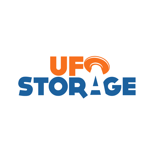 Self storage logo with the title 'Ufo Storage'
