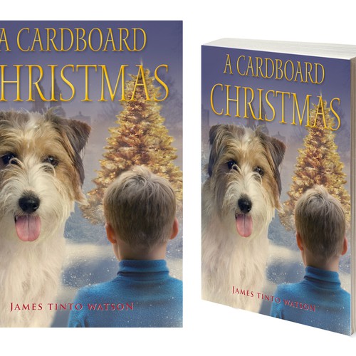 Christmas book cover with the title 'Book cover concept'