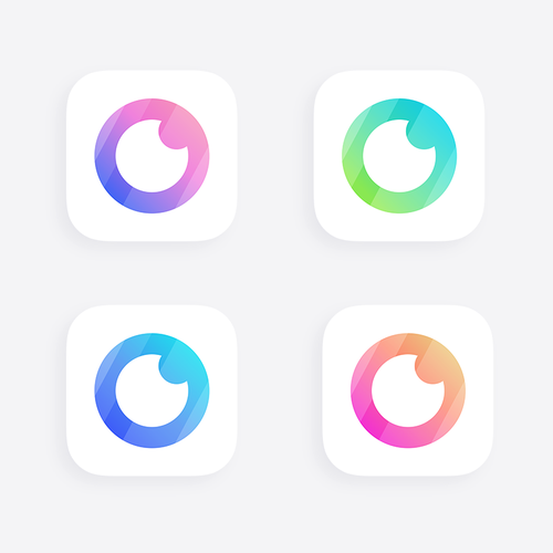 Sharing design with the title 'Design a Cool iOS app icon for Social Screen Sharing app'
