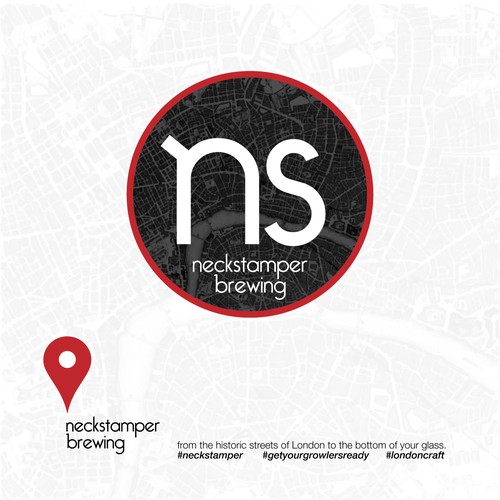 London logo with the title 'Craft Brewery Logo'