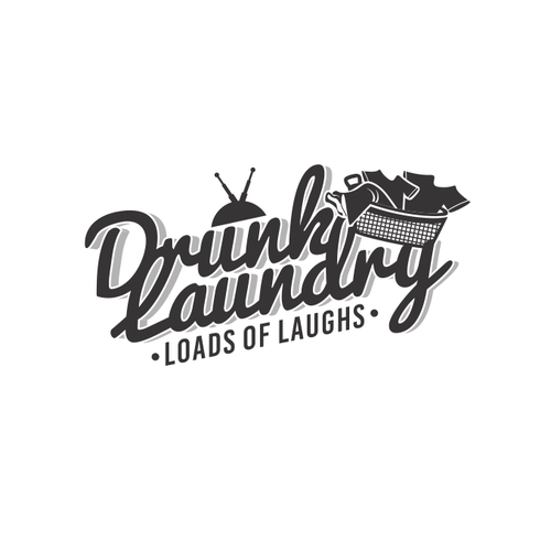 TV logo with the title 'Drunk Laundry'