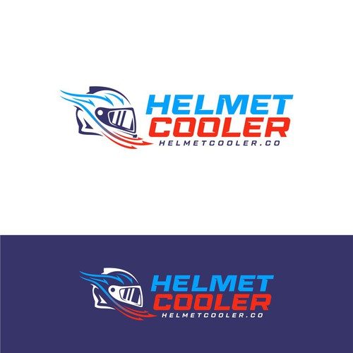 Cooler design with the title 'Winner of Helmet Cooler'