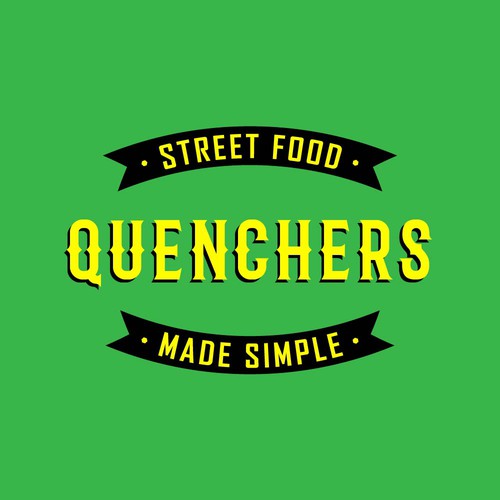 Street food logo with the title 'Street food logo'