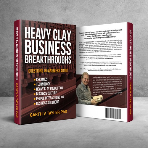 Technical design with the title 'Book cover design'