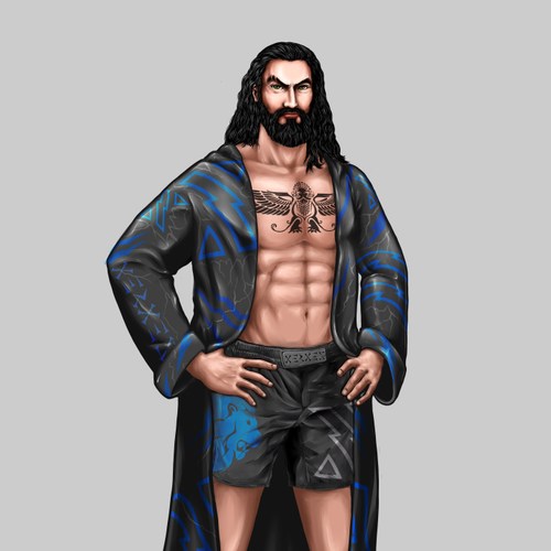 Muscle design with the title 'Illustration'