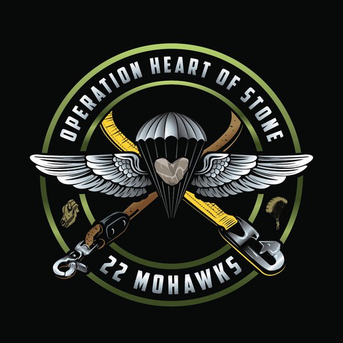 Veteran logo with the title 'Logo for Non Profit that works to stop veteran suicide'