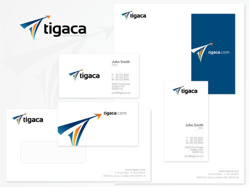 Arrow brand with the title 'New logo and identity system for a Payments industry company'