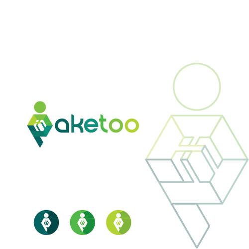 Kaleidoscope logo with the title 'Create a logo for a private 2 private parcel delivery service'