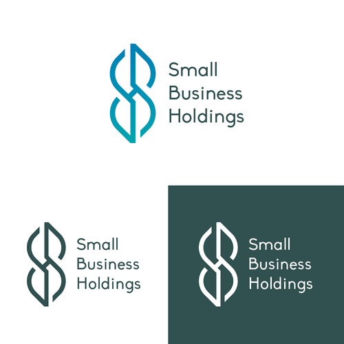 Financial holding logo with the title 'SBH Logo Concept'