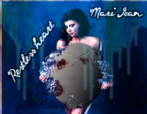 Artistic artwork with the title 'CD cover'