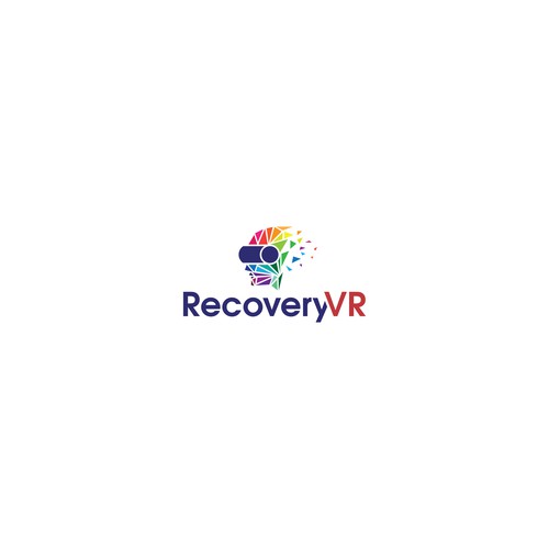 VR logo with the title 'VR training program logo'