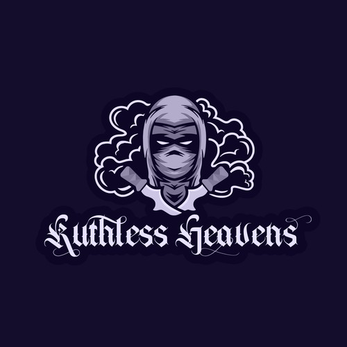 Figure design with the title 'Logo for a new fantasy card deck game'