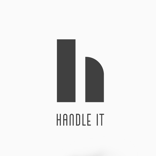 Upscale logo with the title 'logo concept for a New Bag Brand'