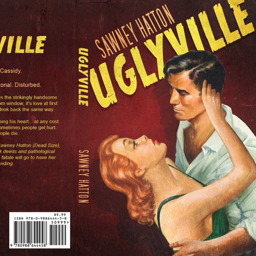 Painting design with the title 'Uglyville'