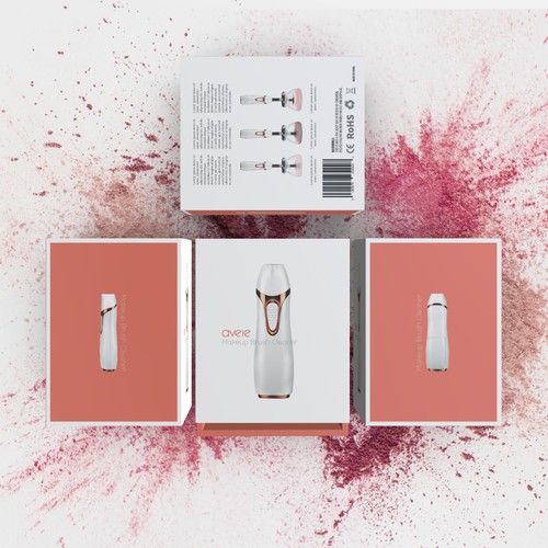 Coral design with the title 'Packaging design for a Beauty device'