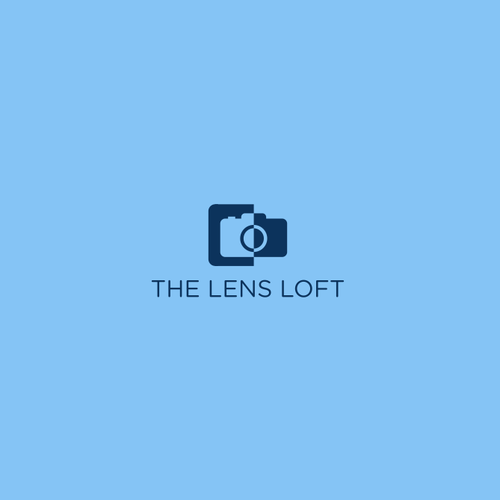 Photography brand with the title 'The Lens Loft'
