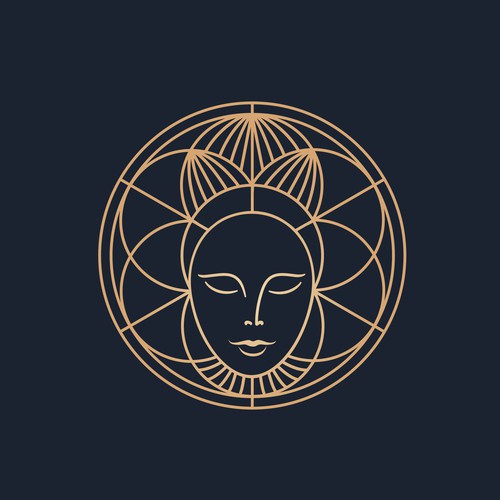 Sacred geometry design with the title 'Icon for Ethiopian Coffee Company'