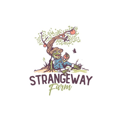 Design with the title 'Strangeway Farm'