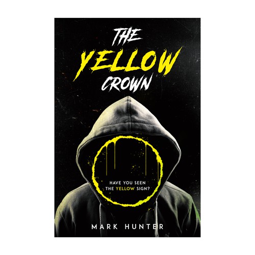 Spooky book cover with the title 'spooky crime thriller book cover'