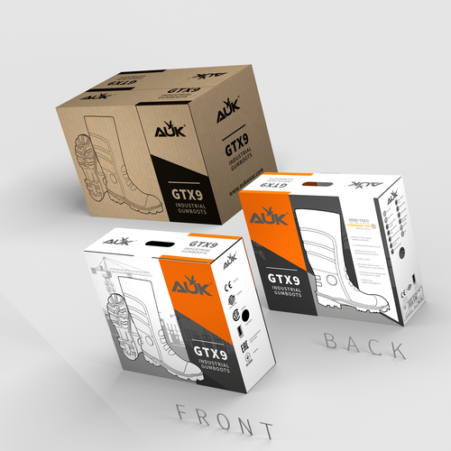 Industrial packaging with the title 'Product Packaging Design'