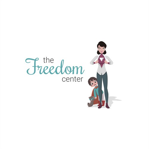 Organization brand with the title 'Superhero Mom logo. '