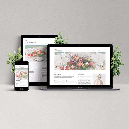 Web design brand with the title 'Webdesign'