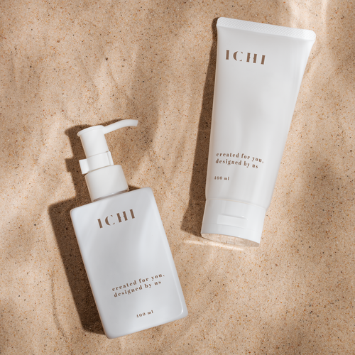 Clear brand with the title 'Clear scandinavian logo for a cosmetic brand'