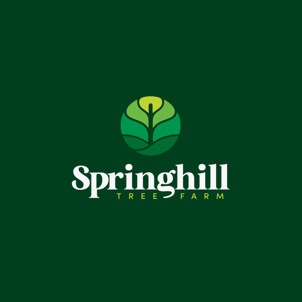 Brand with the title 'Bold logo design for a tree farming company.'