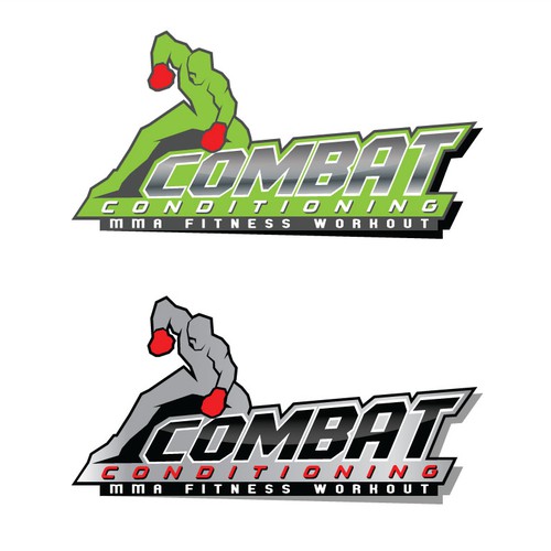 Taekwondo logo with the title 'Logo for an MMA fitness program'