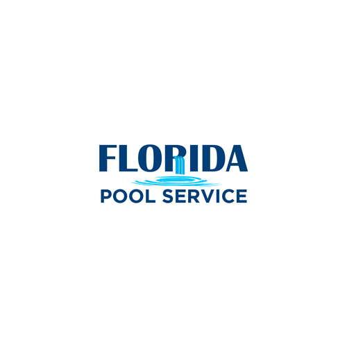 Pool logo with the title 'Florida Pool Service'